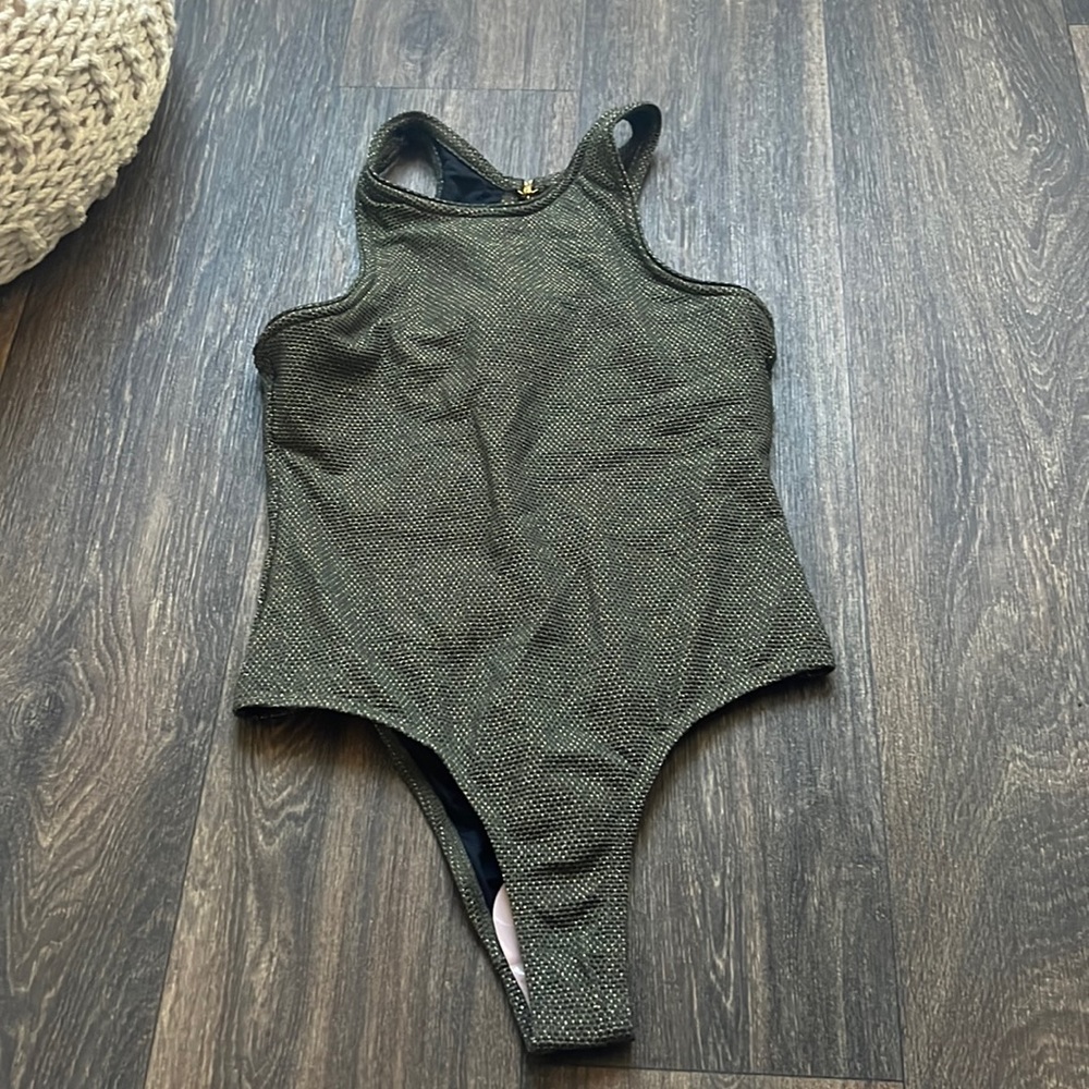 Elegant Black One-Piece Swimsuit